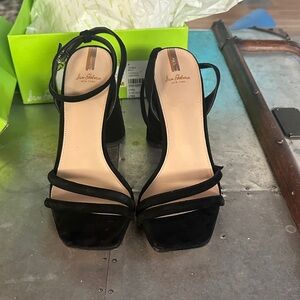 Sam Edelman Black Strappy Heels